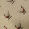 Small Pheasants Square Seat Pads | Set of 2,4,6,8 Chair Pads | 2 sided