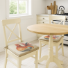 Large Rooster Reversible Square Seat Pad | Set of 2,4,6 or 8 Chair Pads