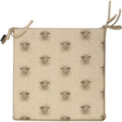 Sheep Reversible Square Seat Pads | Set of 2, 4, 6 or 8 Chair Pads