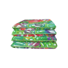 Square Seat Pad Tropical Leaves | Modern Multicoloured Square Seat Pads