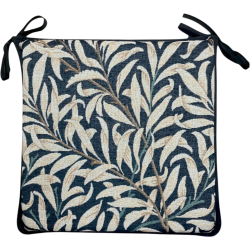 Sitzkissen Quadratisch Willow Bough Ebony Tapestry| William Morris Sitzkissen