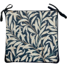Square Seat Pad Willow Bough Ebony Tapestry| William Morris Seat Pads