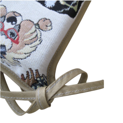 Tapestry Dog Square Seat Pads| Animal Print Tapestry Square Seat Pads