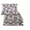 Tapisserie Hund Quadratische Sitzkissen | Tiermuster Tapisserie Quadratische Sitzkissen