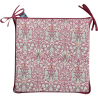 Square Seat Pad Snakeshead Crimson |  William Morris Square Seat Pads