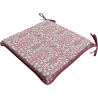 Square Seat Pad Snakeshead Crimson |  William Morris Square Seat Pads