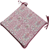 Square Seat Pad Snakeshead Crimson |  William Morris Square Seat Pads