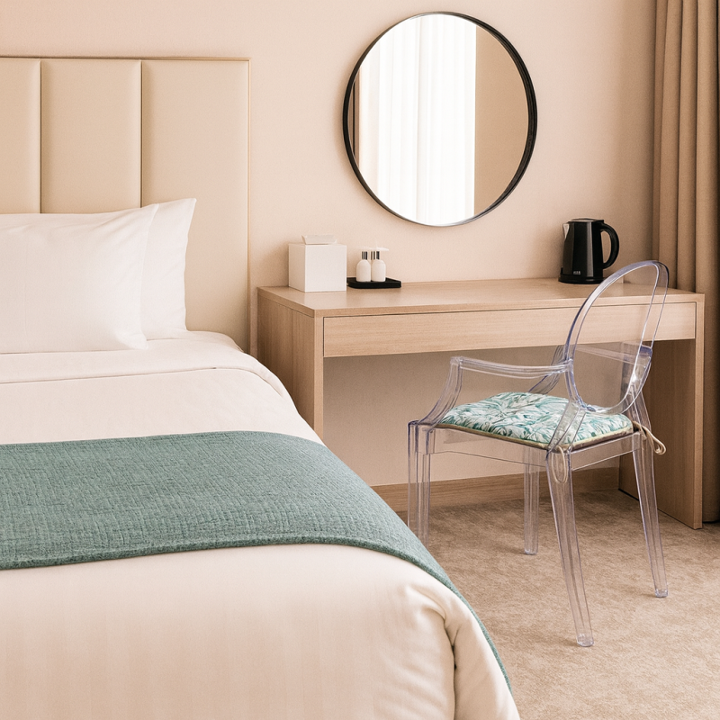 Quadratisches Sitzkissen Willow Bough Tapestry Seaspray| Gemusterte Sitzkissen
