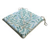 Square Seat Pad Willow Bough Tapestry Seaspray| Patterned Seat Pads