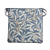 Square Seat Pad Willow Bough Azure Tapestry | Blue Patterned Seat Pads