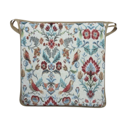 Coussin de siège carré William Original Tapestry | Coussins de siège multicolores