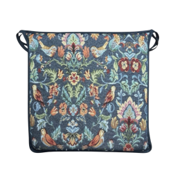 Quadratisches Sitzkissen William Denim Tapestry | Mehrfarbige Tapestry Sitzkissen