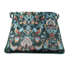 Square Seat Pads William Green Tapestry | Green Square Chair Pads |