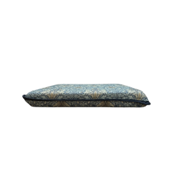 Quadratisches Sitzkissen Snakeshead Denim | William Morris quadratische Sitzkissen