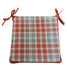 Highland Check Autumn Square Seat Pads | Geometric Square Seat Pads