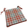Highland Check Autumn Square Seat Pads | Geometric Square Seat Pads