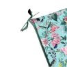 Quadratische Samtkissen für Ruhe | Florale Samt-Sitzkissen in quadratischer Form