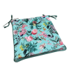 Square Velvet Tranquillity Seat Pads | Floral Velvet Square Seat Pads