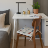 Classic Camper Square Seat Pads | Modern Printed Square Shaped Seat Pads