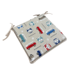 Classic Camper Square Seat Pads | Modern Printed Square Shaped Seat Pads