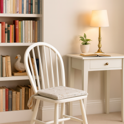 Shabby Duck Quadratische Stuhlkissen | Moderne Tiermuster Quadratische Sitzkissen