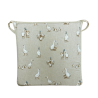Coussins de chaise carrés Shabby Duck | Coussins de siège carrés modernes à imprimé animal