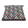 Big Holland Tapestry Square Seat Pads | Multicoloured Square Chair Pads
