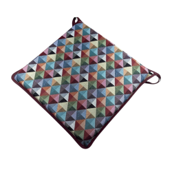 Big Holland Tapestry Square Seat Pads | Multicoloured Square Chair Pads