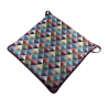 Big Holland Tapestry Square Seat Pads | Multicoloured Square Chair Pads
