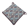 Aztec Tapestry Square Seat Pads | Multicoloured Square Chair Pads |