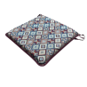 Aztec Tapestry Square Seat Pads | Multicoloured Square Chair Pads |