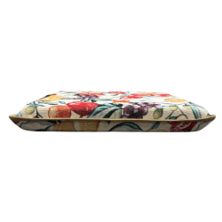 Square Seat Pad Natural Fruits Tapestry | Multicoloured Square Chair Pad