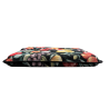 Square Seat Pads Black Fruits Tapestry | Multicoloured Square Chair Pad