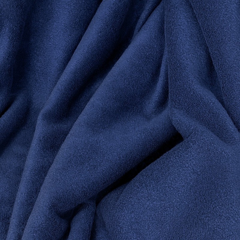 Tissu polaire bleu pétrole | Polaire bleue pour loisirs créatifs | Tissu bleu pour travaux manuels