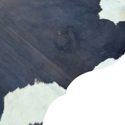 Black and White Cowhide Rug | Extra, Extra Large Cow Hide | Black and Off-White  Cow Skin Rug
