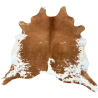 Extra extra Large Brown & White Cowhide Rug | Very Large Cow Hide
