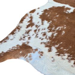 Extra extra Large Brown & White Cowhide Rug | Very Large Cow Hide