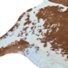 Extra extra Large Brown & White Cowhide Rug | Very Large Cow Hide