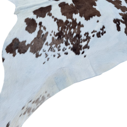 Extra Large Brown & White Cowhide Rug | X/Large Natural Cow Hide