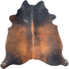 Large Brown Cowhide Rug | Large Brown Cow Hide | Natural Hair on Hide
