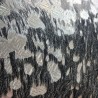 Grey & Silver Holographic Cowhide | Grey & Silver Metallic Cowskin Rug