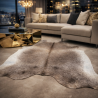 Triple XL Brown/Beige Cowhide | Huge Cowhide Rug | Enormous Cowhide