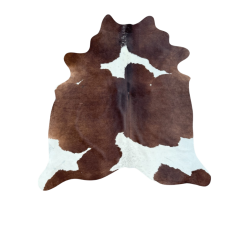 Large Brown & White Cowhide Rug| Brown & White Cowhide | Large Cowhides
