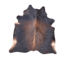 Large Natural Brown Cowhide | Brown Cow Hide Rug| Brown Hair on Hide |