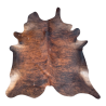 XX/Large Brown Brindle Cowhide Rug | Double XL Brindle Cow Hide |