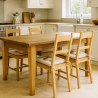 Pheasant Reversible Tapered Seat Pads | Set of 4, 6 or 8 Chair Pads