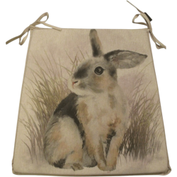 Rabbit Reversible Konischer Sitzpolster | Set mit 2, 4, 6 oder 8 Bunny Stuhlkissen