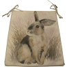 Rabbit Reversible Tapered Seat Pad | Set of 2,4,6 or 8 Bunny Chair Pads