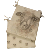 Sheep Reversible Tapered Seat Pads | Set of 2 - 8  Sheep Chair Pads