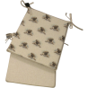 Petit coussin de chaise réversible et fuselé pour carlin | Lot de 2, 4, 6 ou 8 coussins de chaise